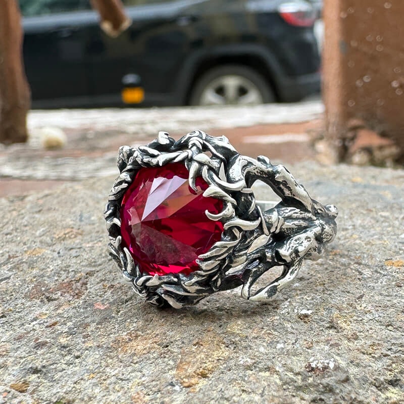 Serpent Skull Ring